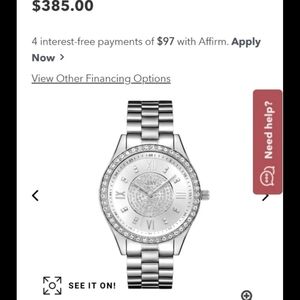 Swarovski and diamond jbw watch